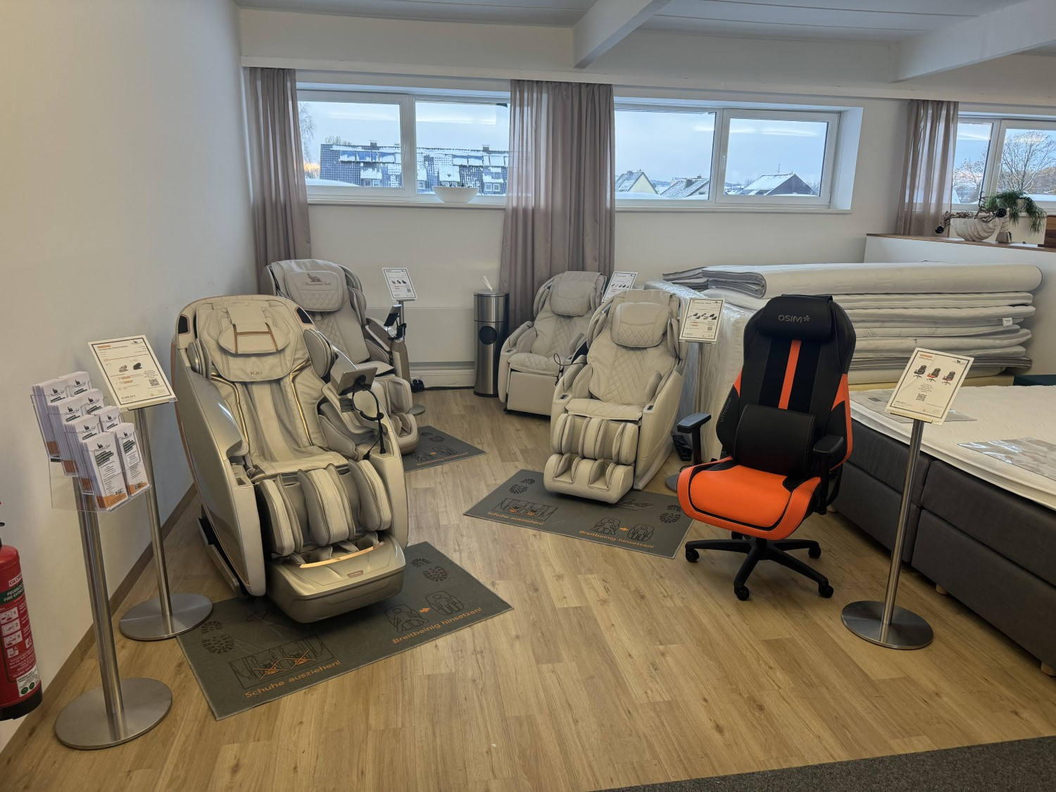 Unsere Massagesessel Ausstellung in Bielefeld