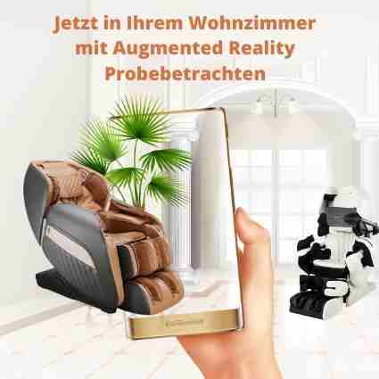 Augmented Reality - Massagesessel Welt zet in op virtuele productpresentaties in de woonkamer