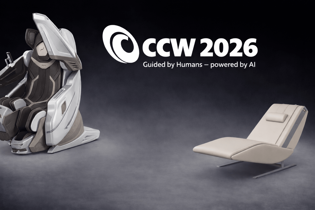 CCW 2026 in Berlijn: Massagesessel Welt ervaren hoe je tijdens je werkdag weer op krachten kunt komen