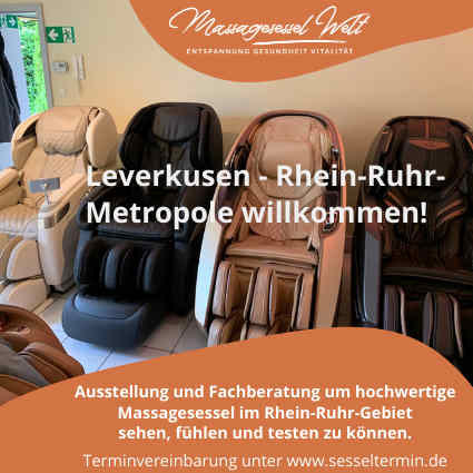 Massagesessel Welt een nieuwe vestiging in Leverkusen