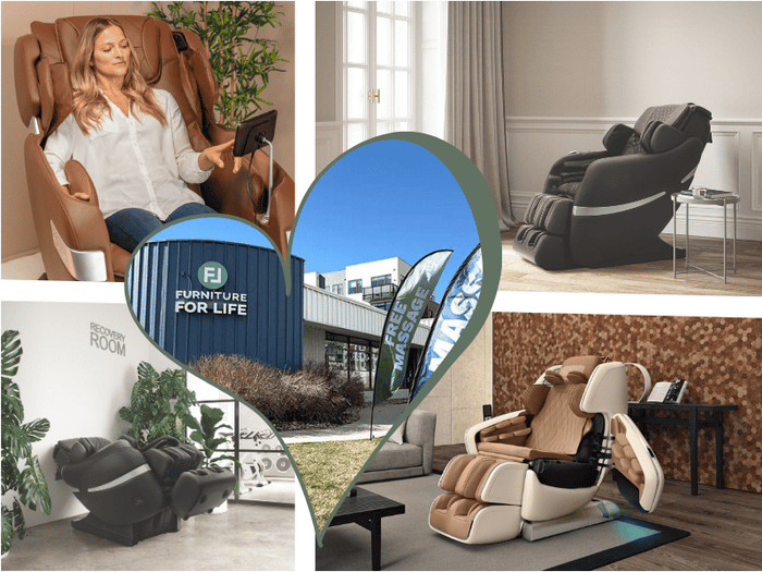 Massagesessel Welt en Furniture For Life: samenwerking met OHCO, Positive Posture en KOYO