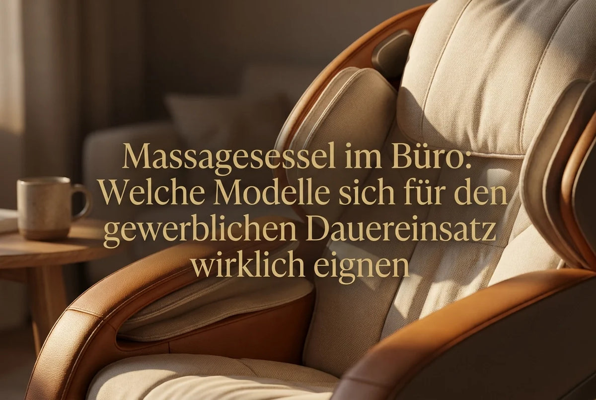 Professionele kopafbeelding voor sectoranalyse: Massagestoelen op kantoor: welke modellen zijn geschikt voor zakelijk gebruik...