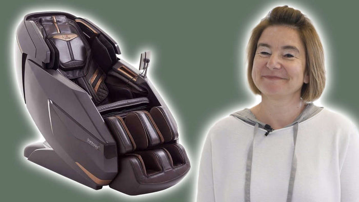 Massagestoel Casada Titan bij onze klant Tina