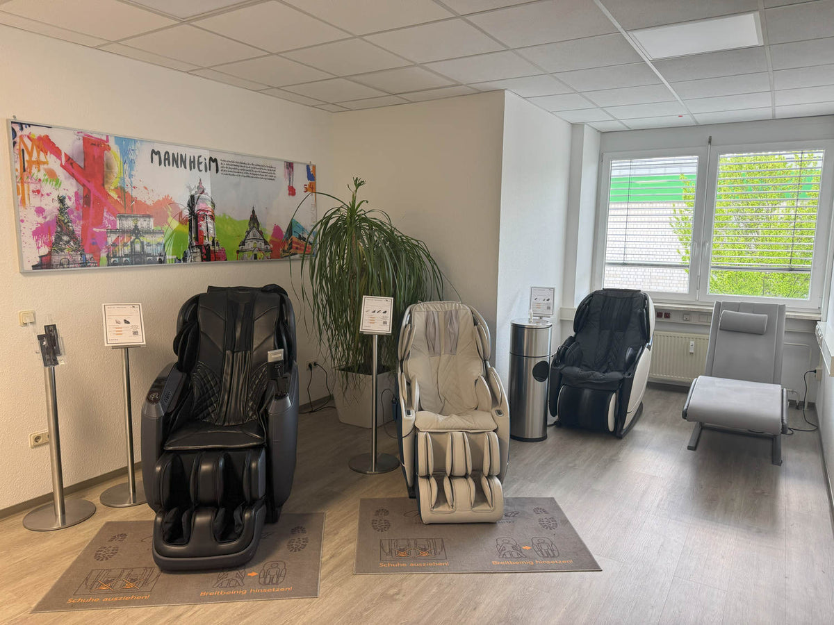 Tentoonstelling Mannheim – Massagesessel Welt