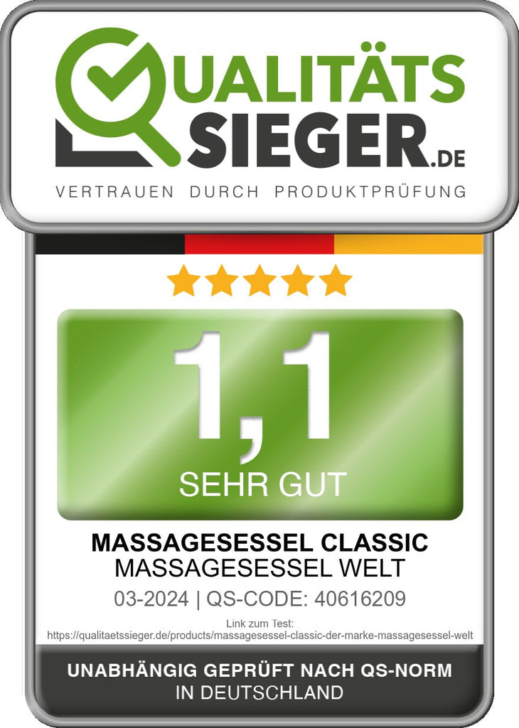 Massagesessel Welt Classic Plus B2B (MSW310V2)